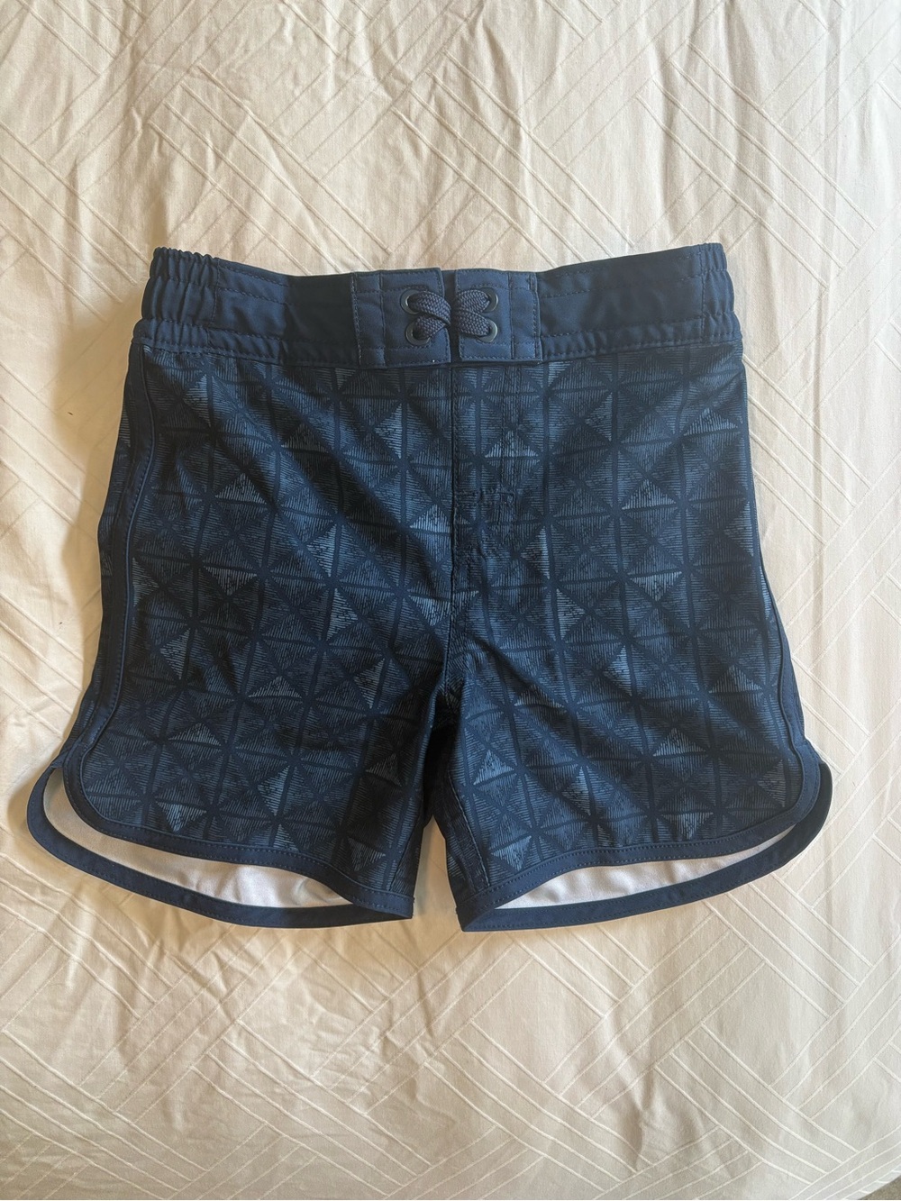 Old Navy Navy Blue Stretch Waist Swim Trunks